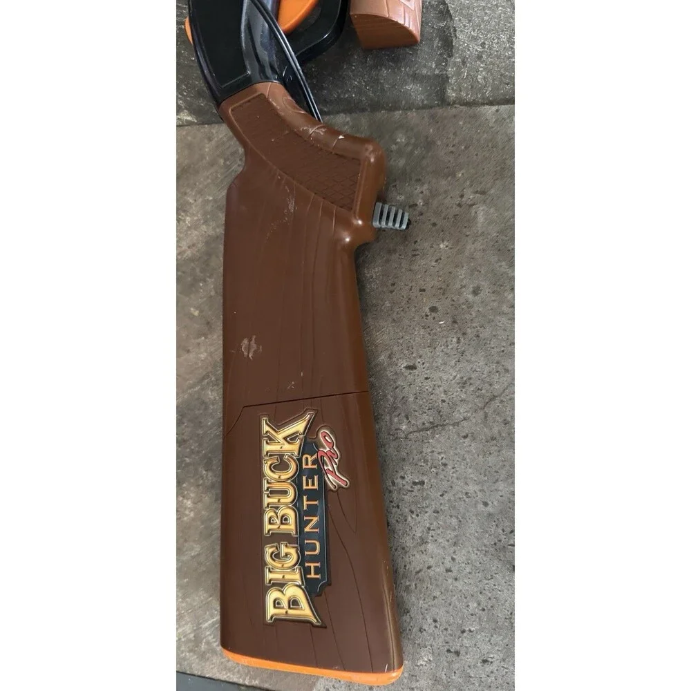 Big Buck Hunter Pro Jakks Plug & Play TV Game Gun -Cables - WITH SENSOR Tested